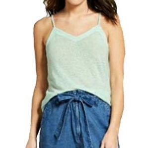 NWOT Universal ThrearV-Neck Cross Back Cami 